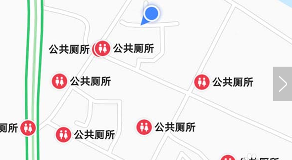 使用高德地图app查找附近的厕所的图文教程