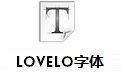 lovelo字体