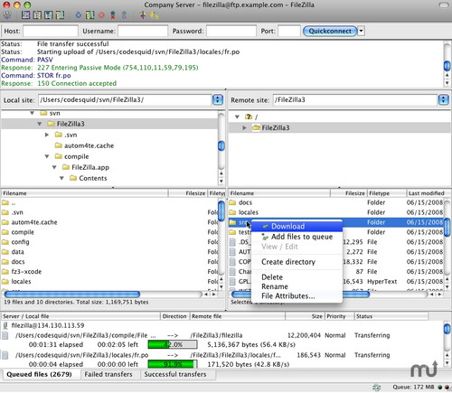 FileZilla Mac中文版