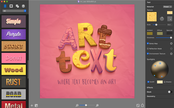 Art text