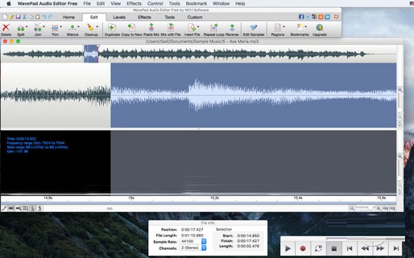 Wavepad Audio Editor