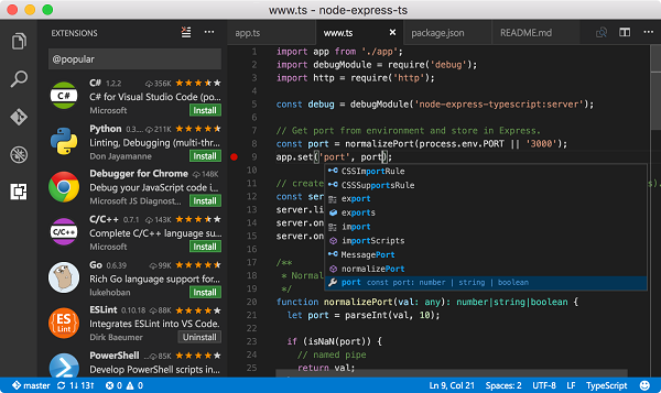 Visual studio code