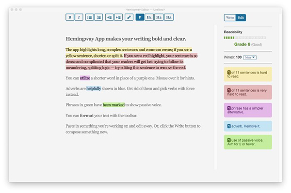 Hemingway Editor