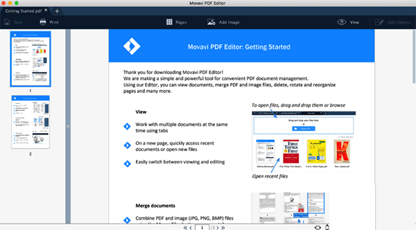 Movavi PDF Editor