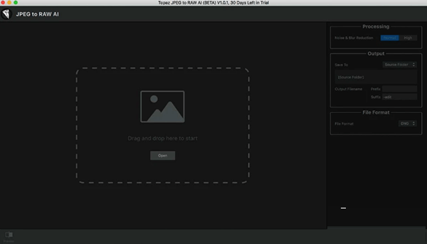 Topaz JPEG to RAW AI
