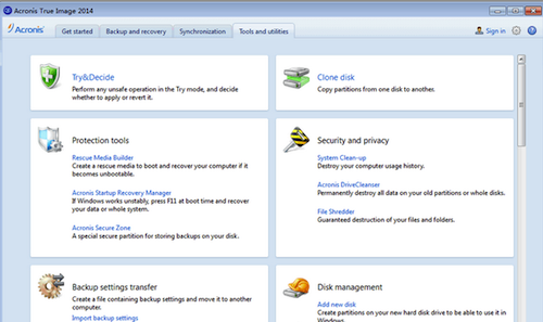 Acronis True Image 2016