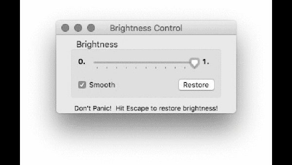 Brightness Control