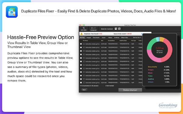 Duplicate Files Fixer