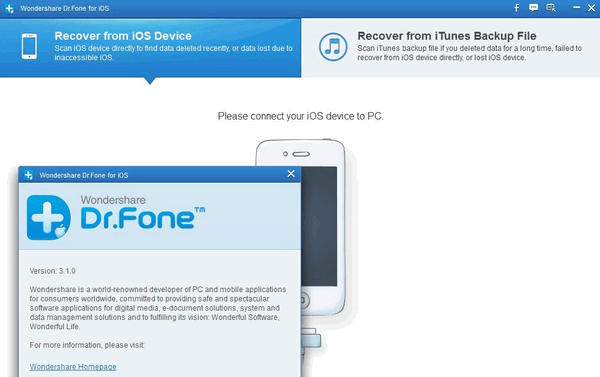 Wondershare dr.fone for ios
