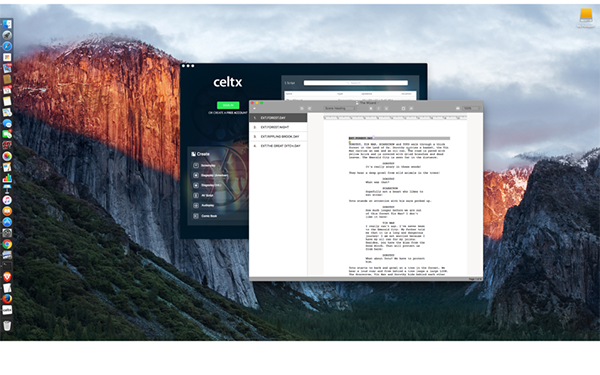 celtx script