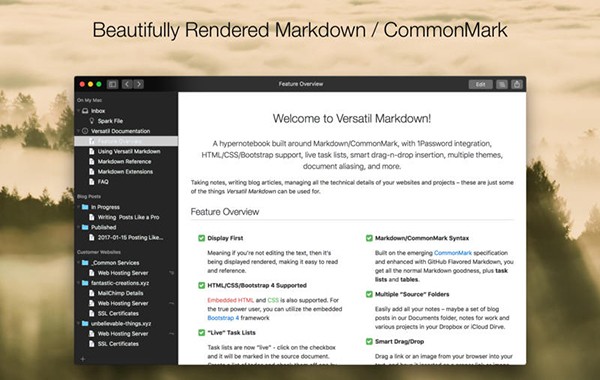 Versatil Markdown