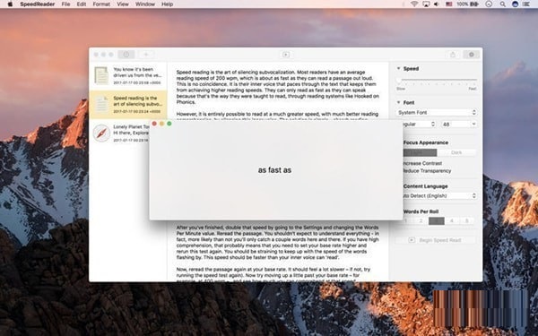 Speed Reader