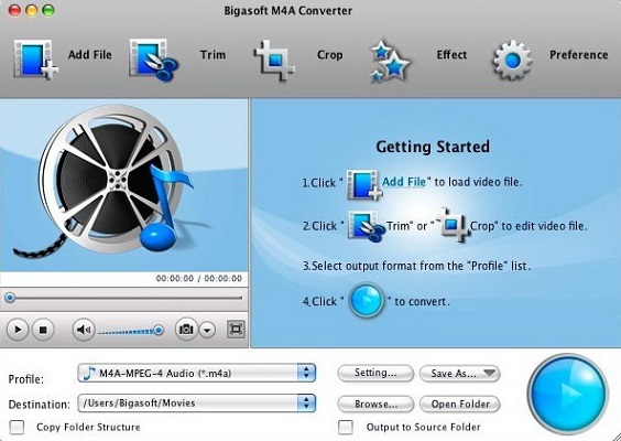 Bigasoft M4A Converter