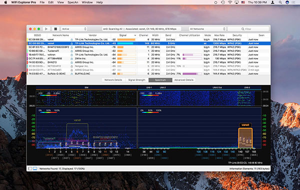 WiFi Explorer Pro 3