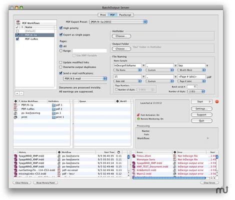 BatchOutput Server