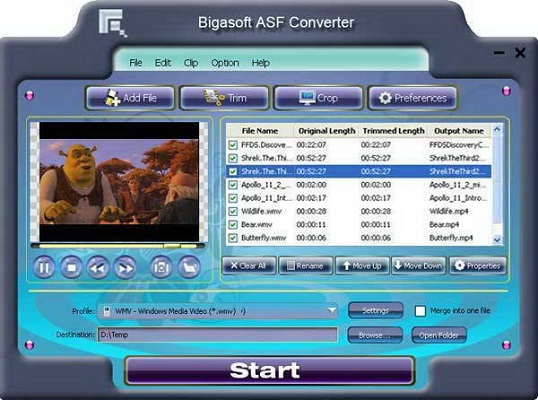 Bigasoft ASF Converter