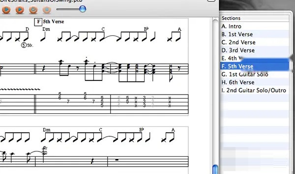 Tablatures