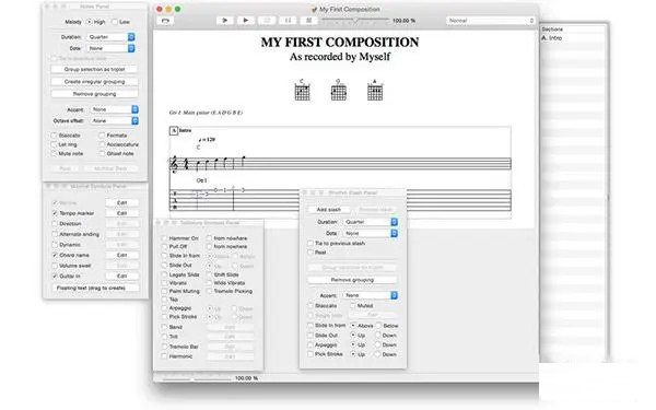 Tablatures