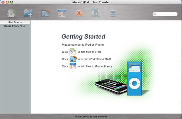 iMacsoft iPod to Mac Transfer