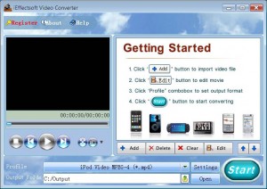 iEffectsoft Video to iPod Converter