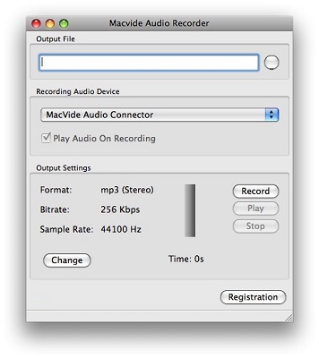 Macvide Audio Recorder