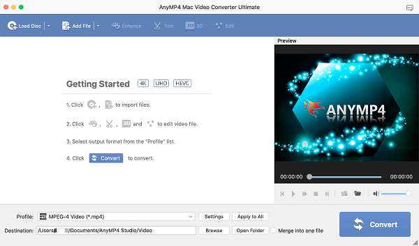 AnyMP4 Video Converter Ultimate