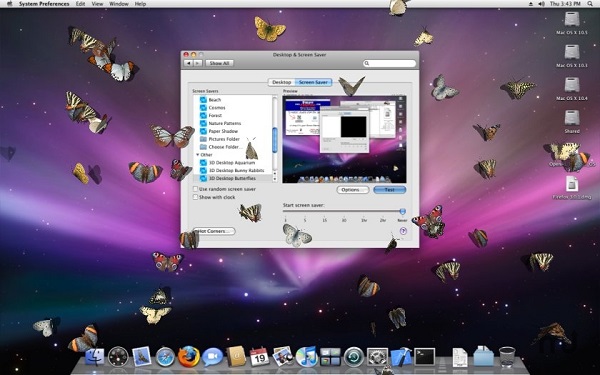 3D Desktop Butterfly Screen Saver