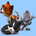 3D Desktop Kitty Cats Screen Saver