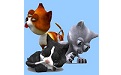 3D Desktop Kitty Cats Screen Saver