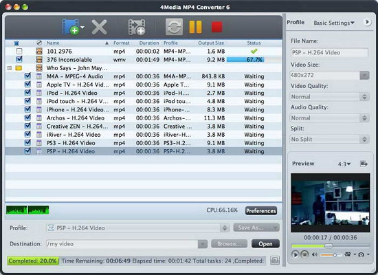 4Media MP4 Converter