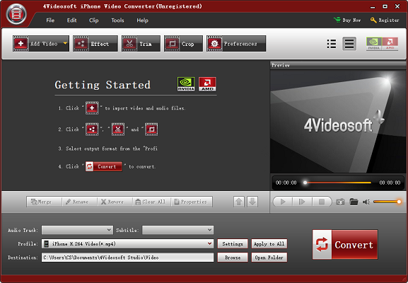 4Videosoft iPhone Video Converter