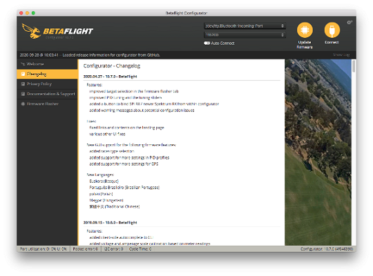 Betaflight Configurator