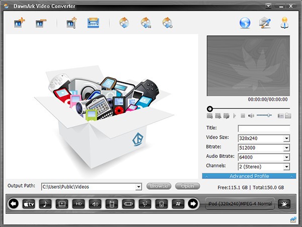 DawnArk Video Converter