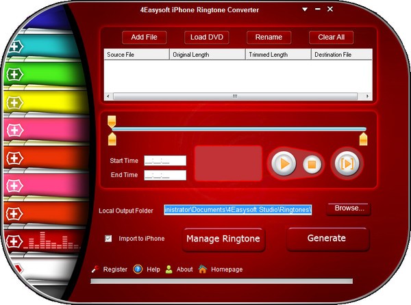 4Easysoft iPhone Ringtone Creator for Mac