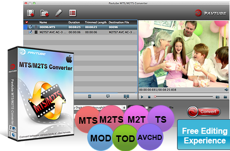 Pavtube MTS/M2TS Converter for Mac