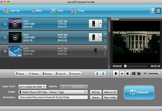 Aiseesoft 3GP Converter for Mac