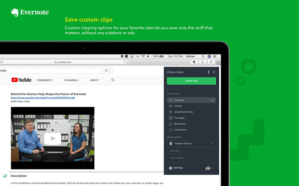 Evernote Web Clipper