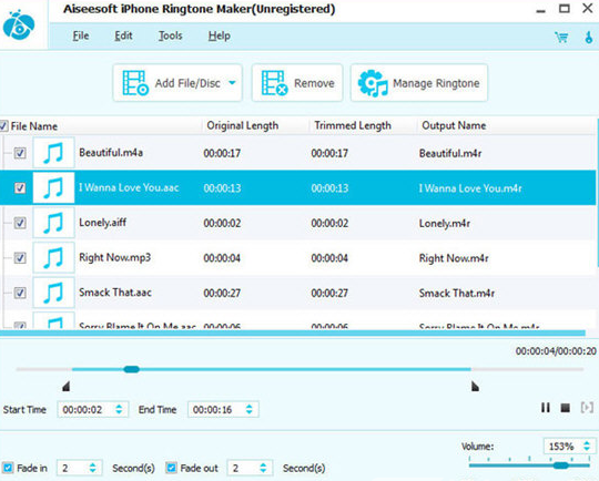Aiseesoft iPhone Ringtone Maker for Mac