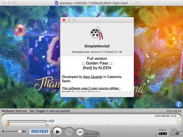 SimpleMovieX Mac