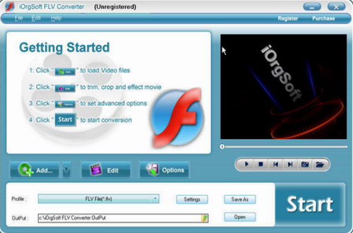 iorgsoft FLV Converter for Mac