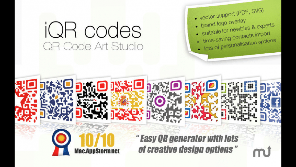 iQR codes For Mac