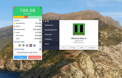 清理内存工具Memory Clean For Mac