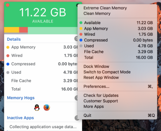 清理内存工具Memory Clean For Mac