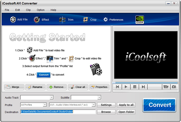 icoolsoft AVI Converter for Mac