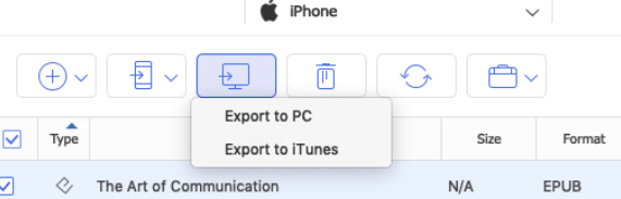 Aiseesoft iPhone ePub Transfer for Mac