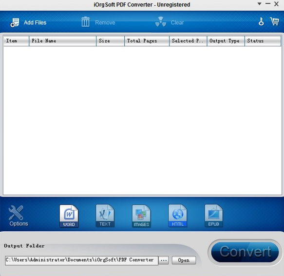 iOrgsoft PDF Converter for Mac