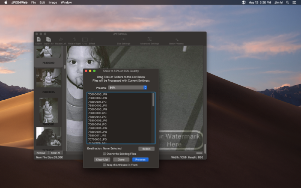JPEG4Web For Mac
