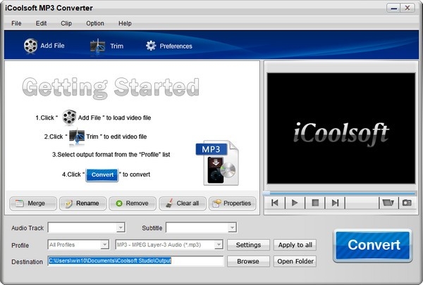 iCoolsoft MP3 Converter