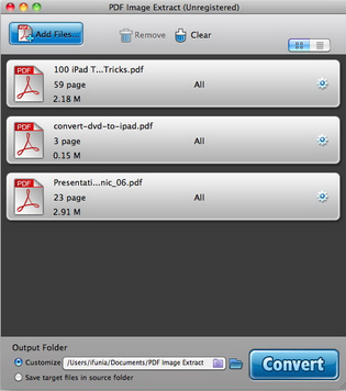 iFunia PDF Image Extract for Mac