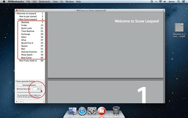 PDFBookmarks For Mac